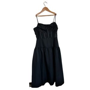 Black Formal Mid-Length Dress